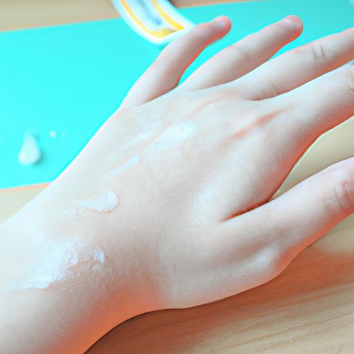 Người đang gặp phải kích ứng da sau khi sử dụng sản phẩm chứa sodium lauryl sulfate.